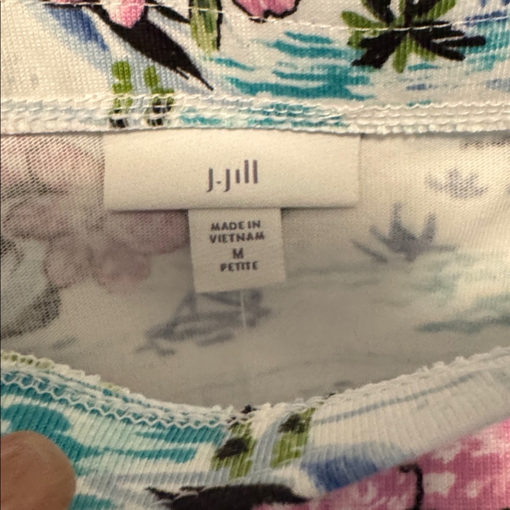 J Jill Tropical Print Skirt - Picture 3 of 4